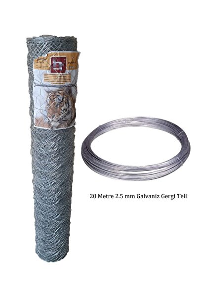 TicaretJet 1.20 X 20 Metre Bahçe Tel Örgü Bahçe Çiti Çevirme Seti