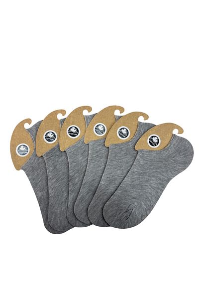 ENFAEL Pack of 12 Men's Gray Economical Sneaker Invisible Socks