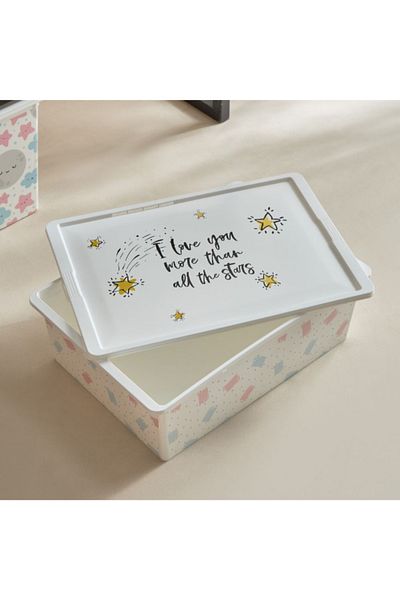 Home Box Adventurer Trend Printed Box - 52.5x37x17.5 cm