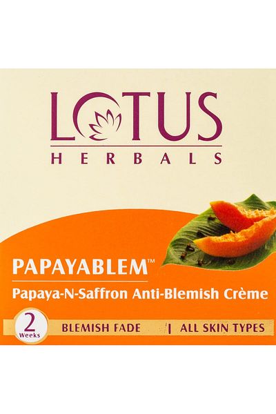 Lotus Herbals Papayablem Anti Blemish Cream 50gm