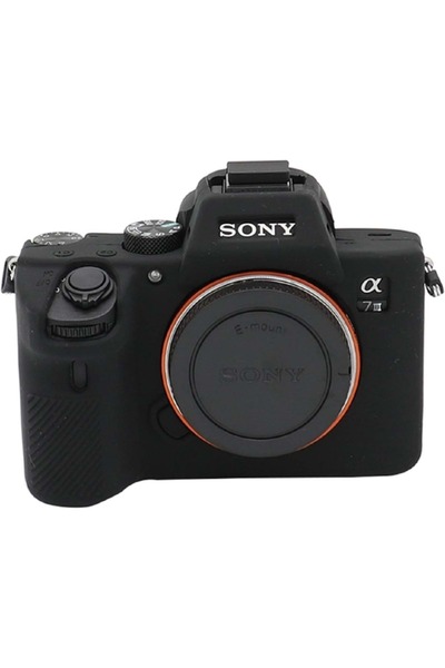 DP Sony A7M3 Silikon Kılıf (SİYAH)
