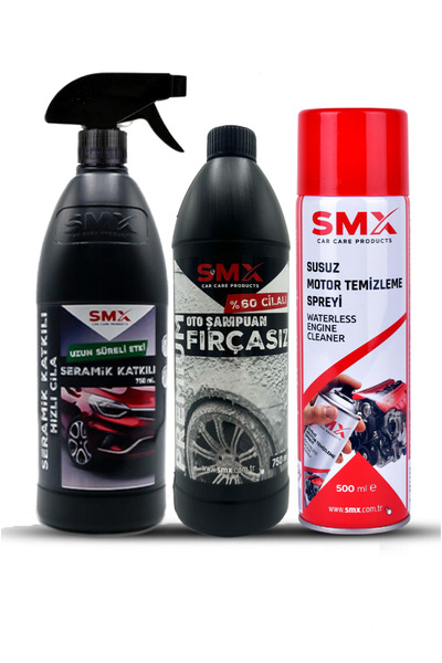 SMX Susuz Motor Temizleme Spreyi / Seramik Cila / Hızlı Cila / Pratik Cila / ...