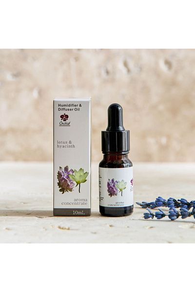 ORCHID Lotus and Hyacinth Aroma Concentrate Humidifier and Diffuser Oil - 10 ml