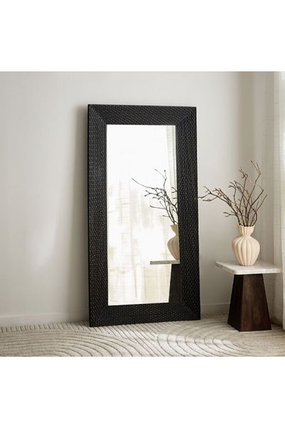 Home Box Rena Taper Wooden Floor Mirror - 90x180 cm