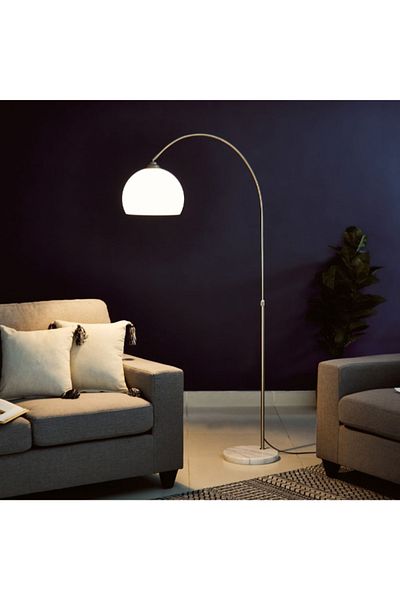 Home Box Omega Metal Arc Floor Lamp - 210 cm