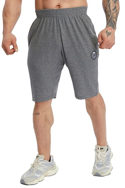 Big Sam Men's Cotton Sports Shorts with Emblem Big Sam 1521