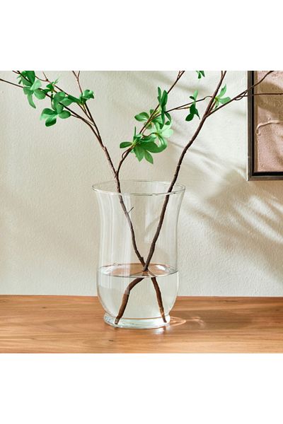 Home Box Kler Clear Glass Vase - 13x13x20 cm