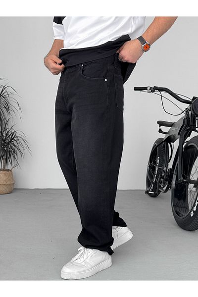 BYBASICMAN Black Effect Washed Baggy: Gj-16403/16549