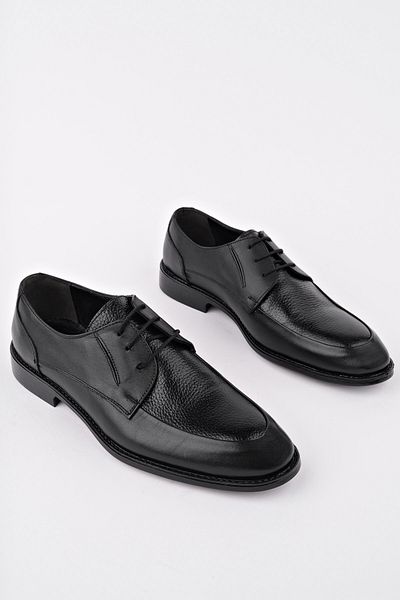 MUGGO Paolo Genuine Leather Classic Daily Orthopedic Lace-Up Men's Shoes