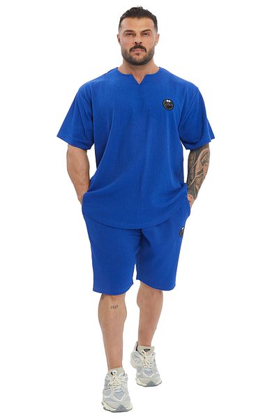 Big Sam Men's Cotton Sports Shorts with Emblem Big Sam 1521