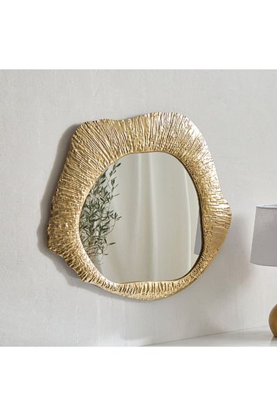 Home Box Percy Capri Metal Novelty Wall Mirror - 66x74x3 cm