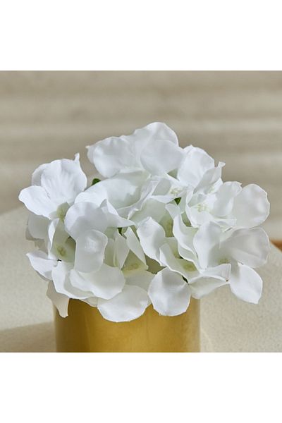Home Box Areos Ceramic Pot Hydrangea Arrangement - 15x15x13 cm