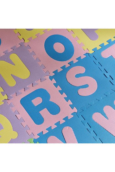 Home Box Mystify Foam 26-Piece Playmat Alphabet with Cutout Mat Set - 30x30x1 cm