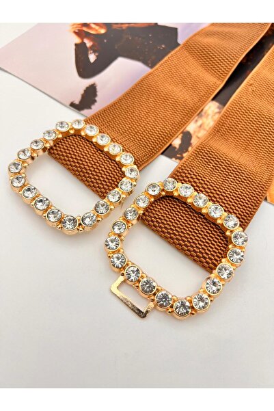 MODAM HİFA Diamond Stone Elastic Femei Curea Rochie Curea Cămașă Curea Jachetă Curea Stone Belt
