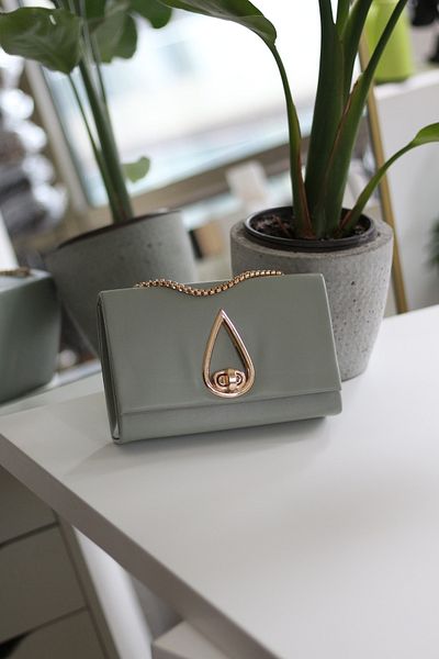 Moom Bag Γυναικεία τσάντα ώμου Mint Green Drop