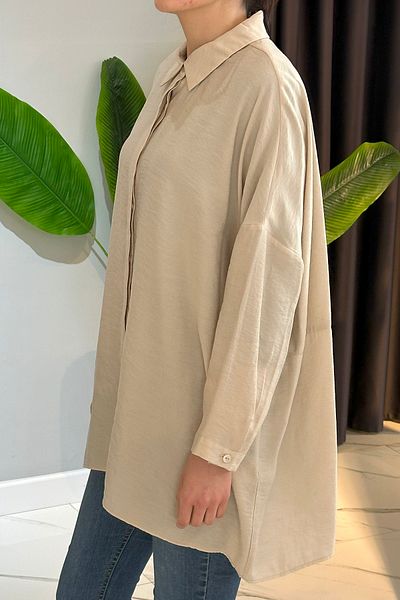 Nuss Beige Shirt Tunic 3001