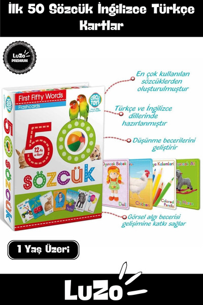 Genel Markalar Premium Seri Eğitici Öğretici Zeka Geliştiren Yabancı Dil İlk ...