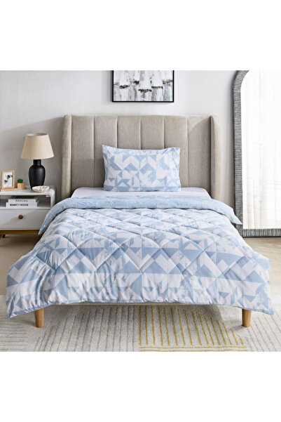 Home Box Madrid Rift 2-Piece Microfiber Reversible Twin Comforter Set 160x220 cm