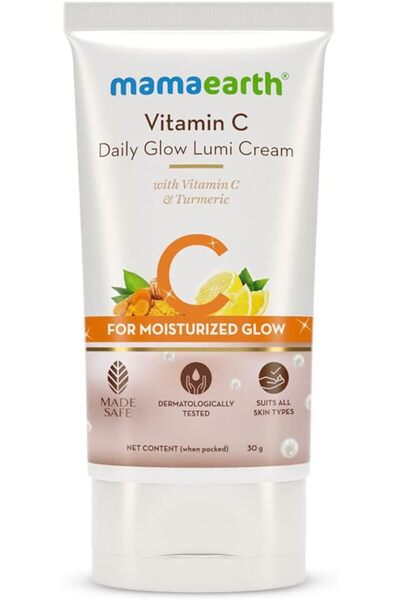 Just Herbs كريم ماما إيرث فيتامين سي اليومي المتوهج لومي 30 جم