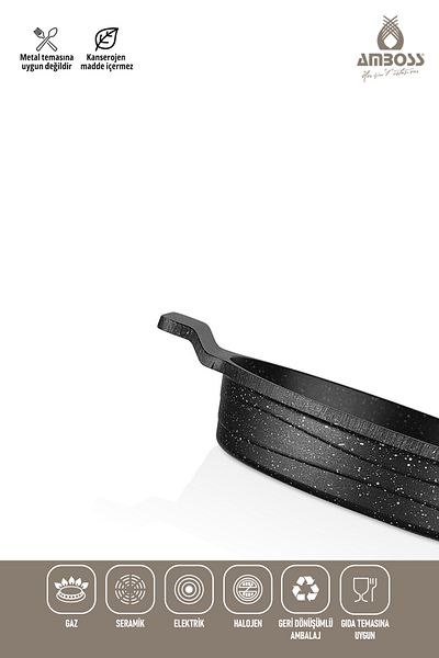 Amboss Riva 6 Piece Cast Titanium Coated Pan and Sauce Set