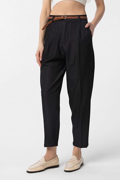 Antioch Black Women's Trousers with Pens