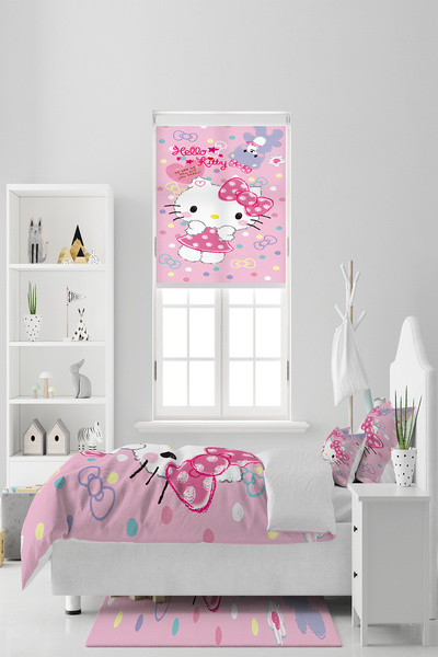 BelezaHome Pink Kuromi Themed Single Baby Kids Bedding Set