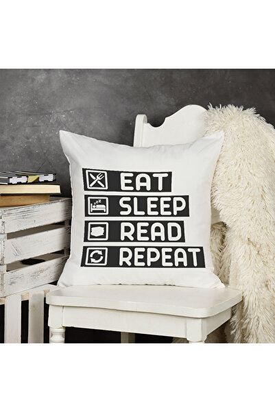 qoeuyl boutique Jedi Spavaj Čitaj Ponavljaj Štampano Punjenje od vlakana Pokl...