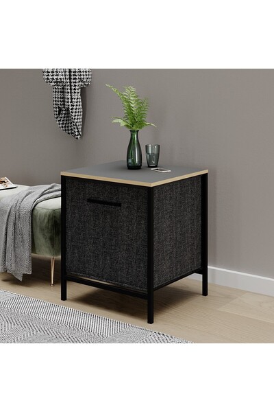 eportatif Çok Amaçlı Dolap 1 Çekmeceli Komodin Sehpa