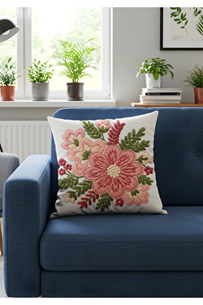 Viadela Digital Printed Nature Pattern Throw Pillow Designed with the Colors ...