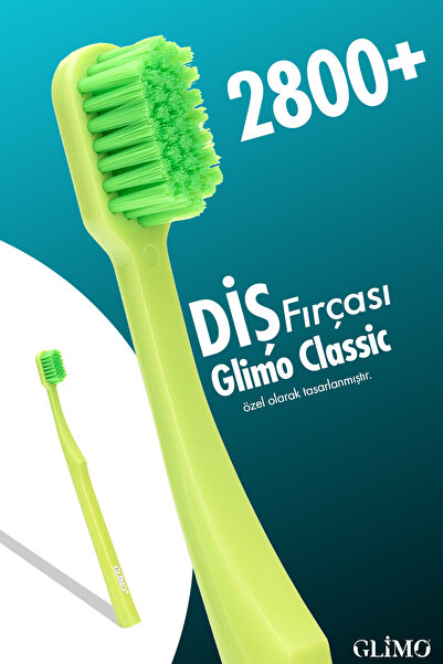 Glimo Classic 2800 Diş Fırçası, Hassas Diş Eti Dostu, Ultra Yumuşak Kıl, Diş ...