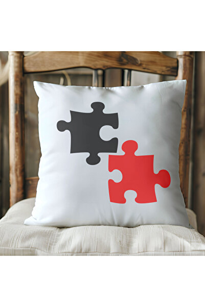 qoeuyl boutique Slagalica Štampano Punjenje od vlakana Poklon Jastuk