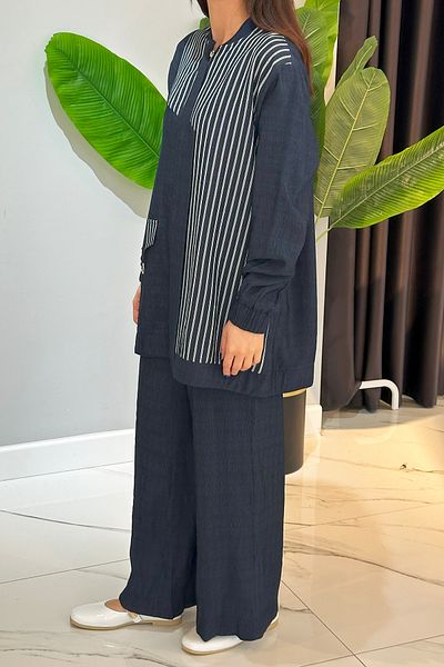 Nuss Navy Blue Suit 1054 Shoes