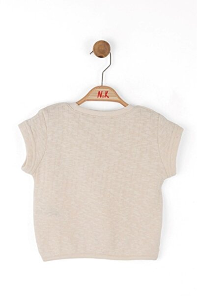 nk kids Nk 38500-inci̇ t-shirt 4/8 cream