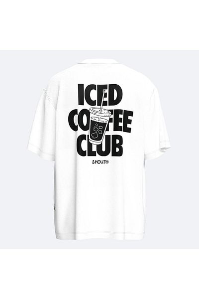 Shout Oversize Iced Coffee Club Unisex T-Shirt
