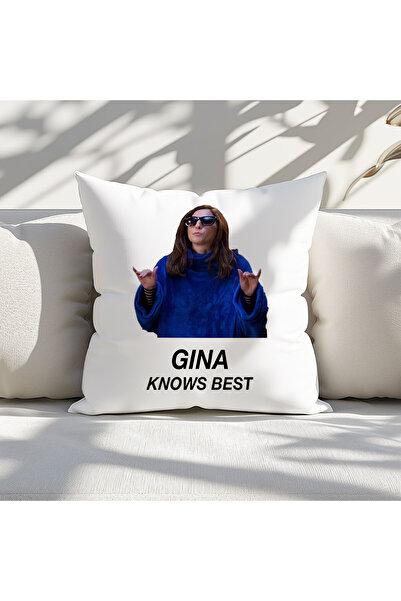 qoeuyl boutique Gina Knows Best Brooklyn Nine Nine Baskılı Elyaf Dolgulu Hedi...