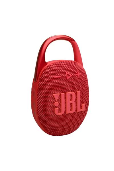 JBL مكبر صوت كليب 5 بلوتوث مقاوم للماء - 12 ساعة من التشغيل، محمول للغاية، أحمر