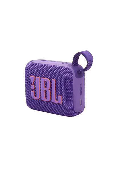 JBL مكبر صوت محمول بتقنية البلوتوث GO 4 - 15 ساعة من التشغيل، مقاوم للماء IP67، تصميم صغير الحجم، أرجواني