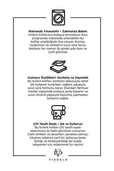 Viadela Ψηφιακό ριχτάρι με μοτίβο φύσης με ψηφιακή εκτύπωση σχεδιασμένο με τα χρώματα της άνοιξης