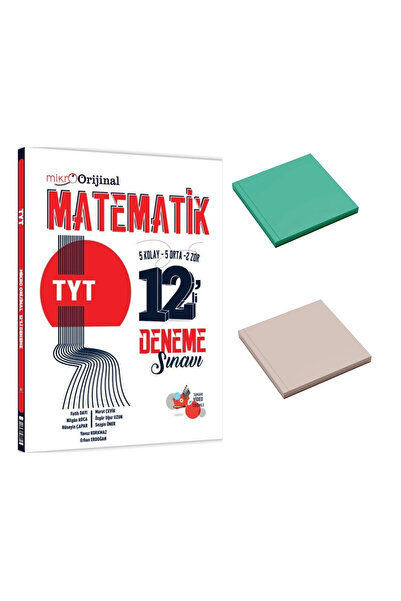 Orijinal Yayınları Orijinal Yayınlar TYT Mikro Matematik Deneme Ve 2 Adet Blo...