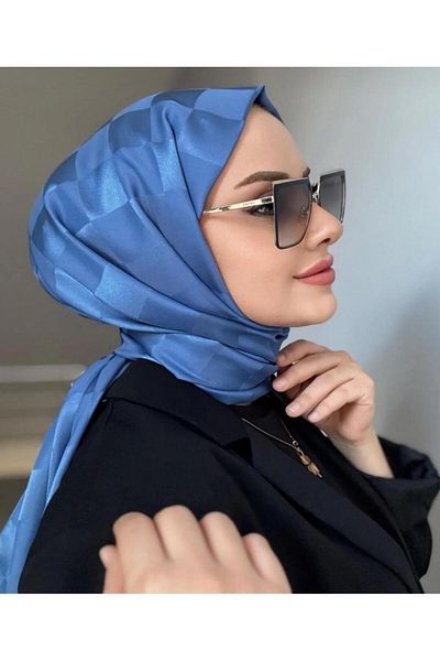 MİS İPEK SCRAMBLES PATTERN SILKY JACQUARD SHAL