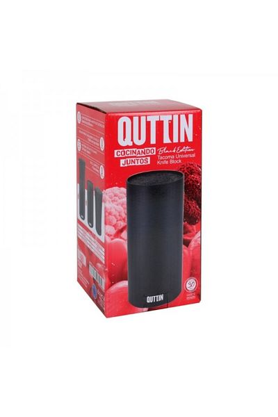 Quttin Suport pentru cutite si accesorii de bucatarie cu filamente, Quttin, Black Edition