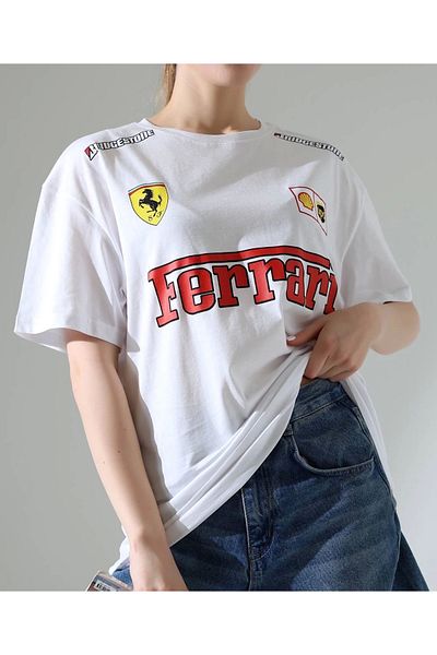 KAZAX T Shirt with Fer Print