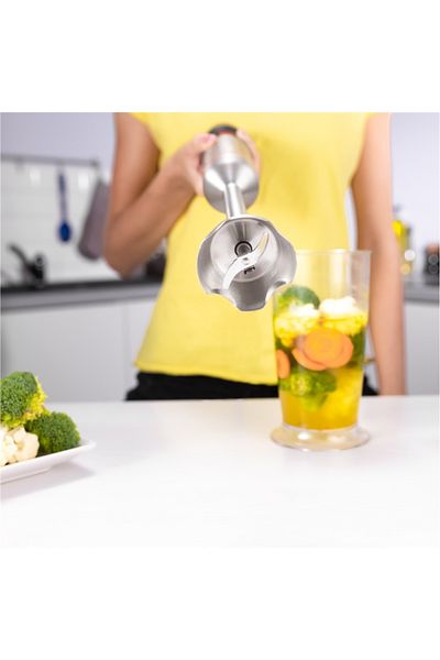 Zelmer Blender vertical Zelmer ZHB4652 VARIO, 1400W, 4 lame, picior metalic, Functie TURBO