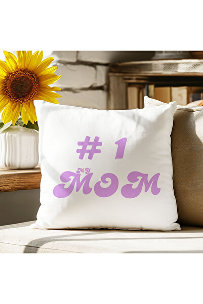 qoeuyl boutique #1 Mama Dan majki Štampano Punjenje od vlakana Poklon Jastuk