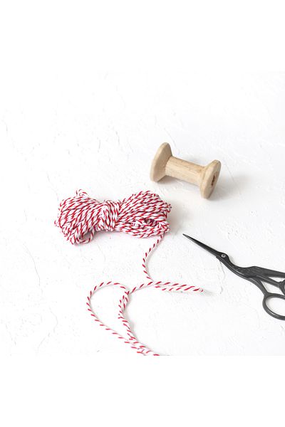 Bimotif Package Lanyard, Red-white 10 Meters