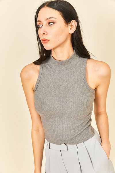 EYYE Smoked Corded Half Turtleneck Women's Athlete