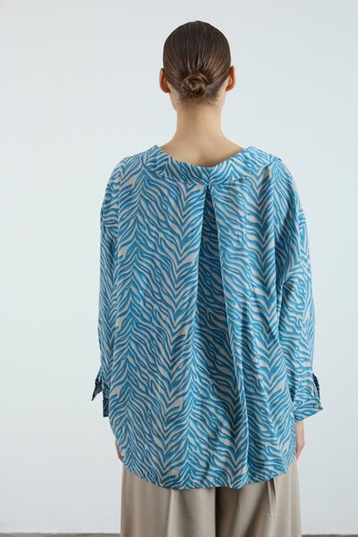 Suziş Жіноча сорочка з візерунком, вільного крою, 4960