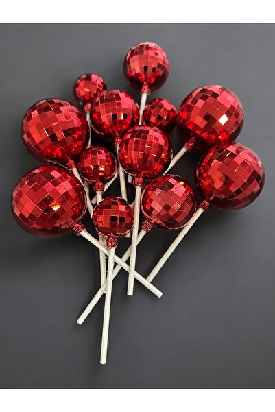 PASTRY PLANET كرة ديسكو مع عصا حمراء