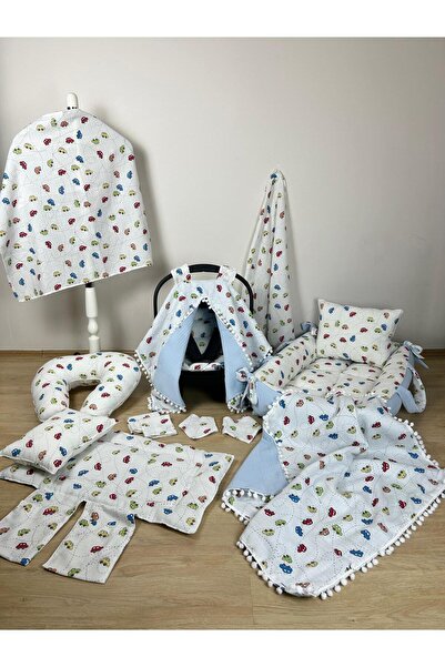 Aras Collection Bebe Muslin 14 Parçalık Bebek Seti – Doğal, Yumuşak ve Konforlu!