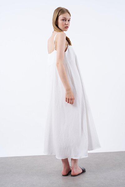 Fast Perry Γυναικείο φόρεμα με λουράκι με σχοινί μίντι